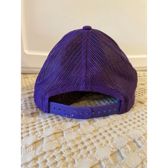 Unisex Purple Adult Adjustable Trucker Baseball Cap with Bunny Rabbit Hat - Picture 3 of 11